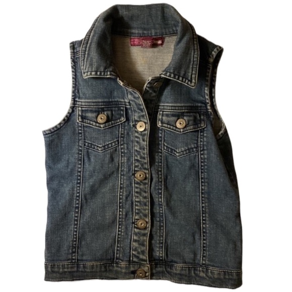 Epic Threads, Denim Vest, Girls Small, from Macy’s - Picture 1 of 11